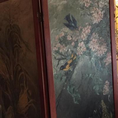 Three panel screen
