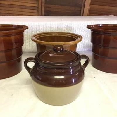 Large Pots & Covered Dish