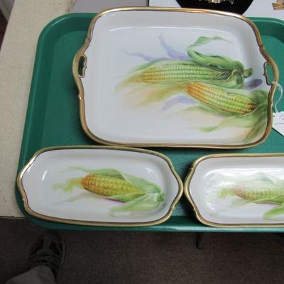 Nippon Porcelain 5pc Corn Set