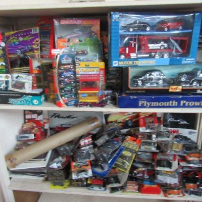 Prowler cars and toy collection