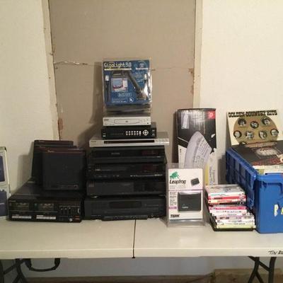 Albums and Electronics Lot