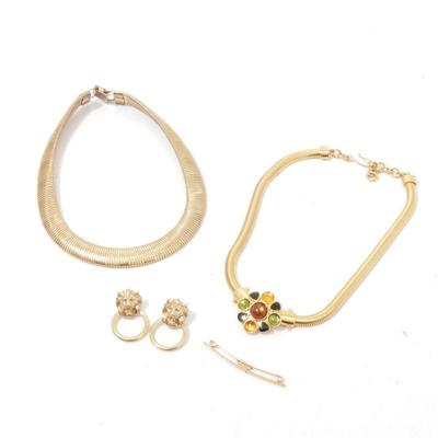 Vintage Calvin Klein Lion Earrings & Costume Necklaces ends 8/26 @ 9:13 PM ET