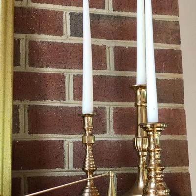 Brass Candle Holders 
Price: $8 - $12