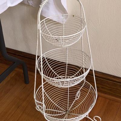 3 Tier metal basket
Price: $8