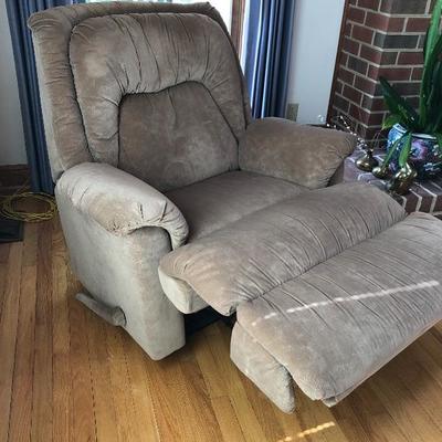 Microfiber Tan Recliner
Price: $80