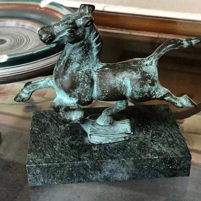 Bronze Horse on Marble
Price: $20