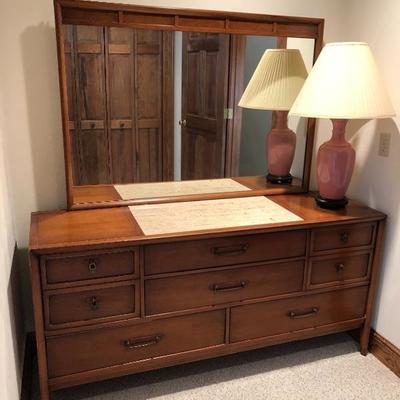 MCM Meridian by Drexel Furniture 
Triple Dresser 8 drawers
Price: $180