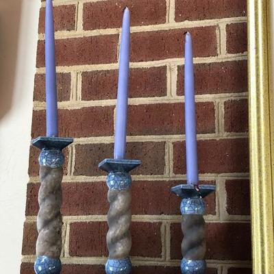 3 pc Candle Holders (1 repaired)
Price: $10
