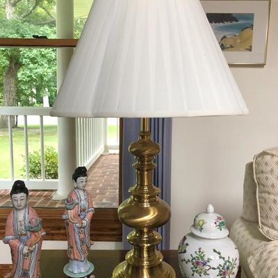 Heavy Brass Lamp w/shade
Price: $28