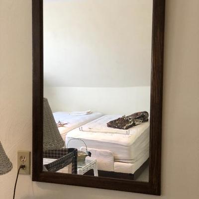 Dark Oak framed mirror
Price: $30