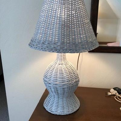 Wicker lamp
Price: $15