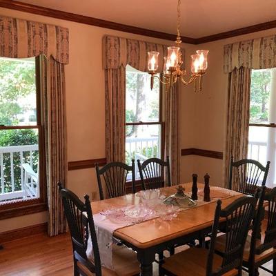 Custom lined draperies, cornice and hardware
Price: $50 window