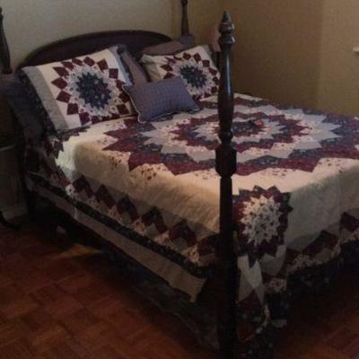 antique 4 poster bed full size