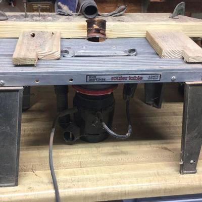 Craftsman router table 