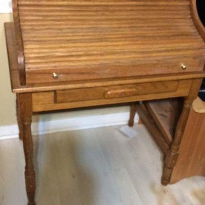 small childs roll top desk 
