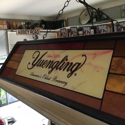 Yuengling hanging light