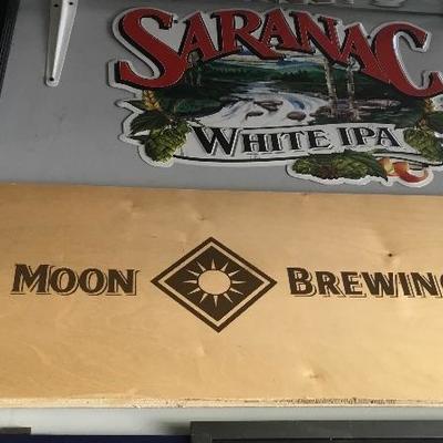 Blue Moon Brewing Company wood sign