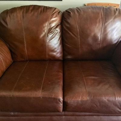 Great condition leather love seat