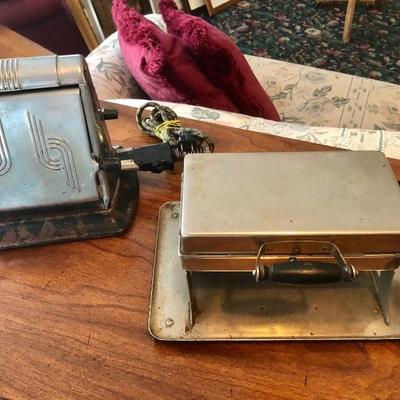Vintage Toaster, Waffle Iron