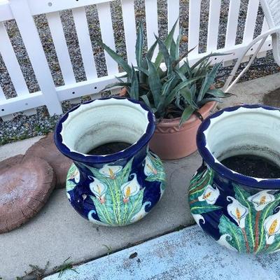 Large Mexican Pottery Urns