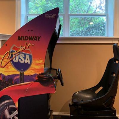 Midway Games Cruis'n USA Arcade Driving Console