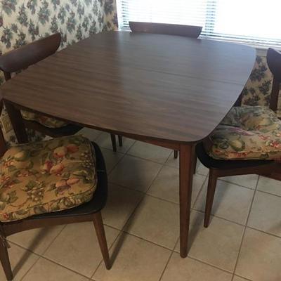 Mid Century kitchen table and chairs
