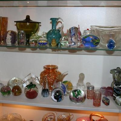 Collectible Glass Paper Weights 