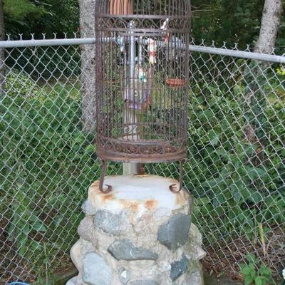 4 Foot Tall Metal Bird Cage  