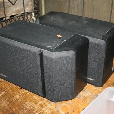Set of Black Bose Speakers 