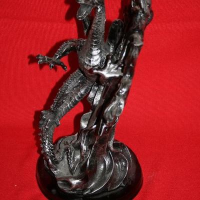 Myths And Legends Dynasty Resin Dragon Statue 13-1/2