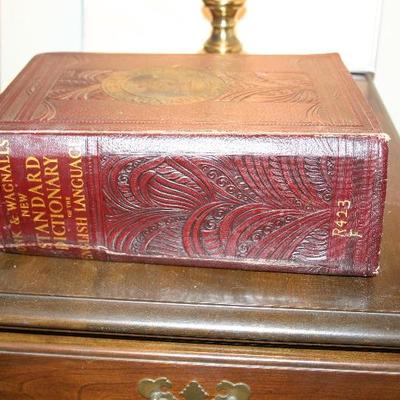 Funk & Wagnalls 1941 New Standard Dictionary Of The English Language Leather