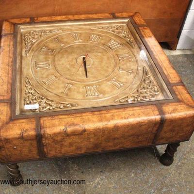  NEW Decorator Contemporary Leather Style World Map Wrap Coffee Table with Clock (working) Top

Auction Estimate $200-$400 â€“ Located...