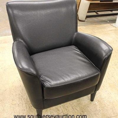  NEW Brown Leather Contemporary Decorator Club Chair

Auction Estimate $100-$300 â€“ Located Inside 