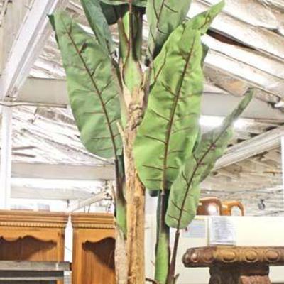  NEW Tropical Style Artificial Plant in Rustic Box Planter

Auction Estimate $100-$300 â€“ Located Inside 