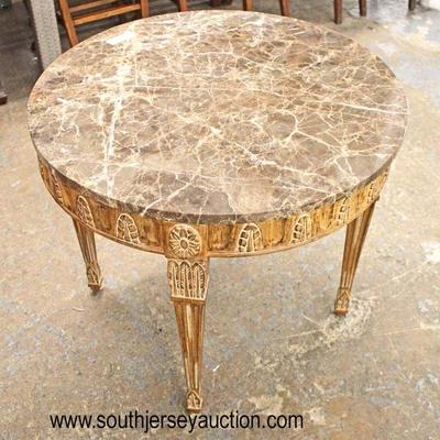 Round Marble Top Carved Base Lamp Table

Auction Estimate $100-$300 â€“ Located Inside 