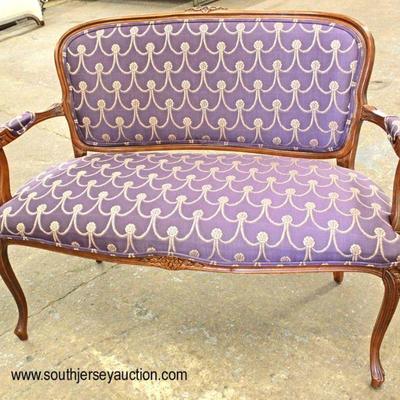  Mahogany Carved Frame French Style Upholstered Settee

Auction Estimate $100-$300 â€“ Located Inside 