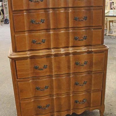  French Provincial Mahogany 6 Drawer High Chest

Auction Estimate $100-$300 â€“ Located Inside 
