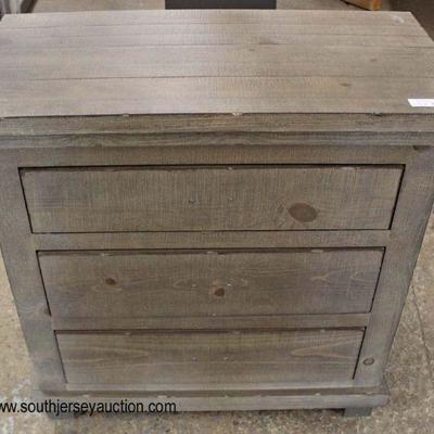  NEW Rustic Style 3 Drawer Night Stand (Hardware Inside the Drawers)

Auction Estimate $50-$100 â€“ Located Inside 