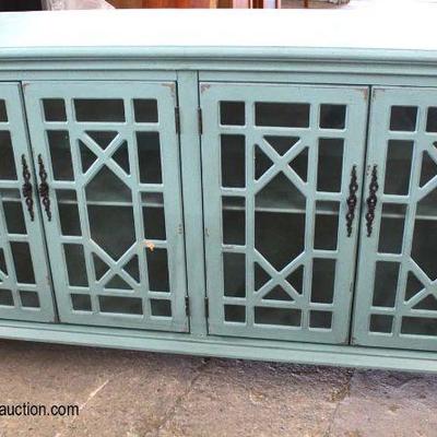  NEW Shabby Chic Distressed 4 Door Credenza

Auction Estimate $200-$400 â€“ Located Inside

  