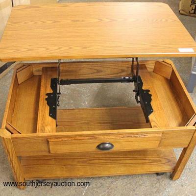  NEW Lift Top Contemporary Oak Coffee Table

Auction Estimate $50-$100 â€“ Located Inside 