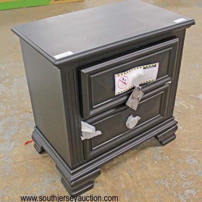  NEW Black Contemporary 2 Drawer Night Stand with Hardware

Auction Estimate $50-$100 â€“ Located Inside 
