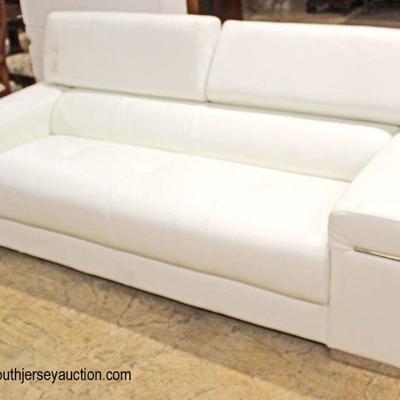  NEW 2 Piece Contemporary White Leather Sofa and Loveseat

Auction Estimate $300-4600 â€“ Located Inside 