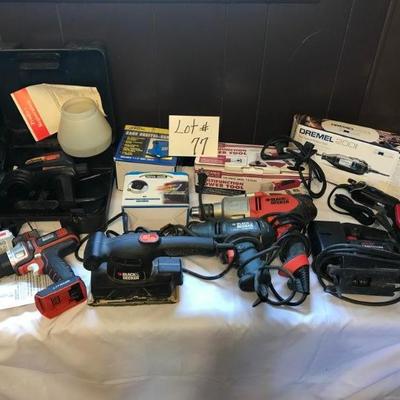 Lot of Power Tools, 