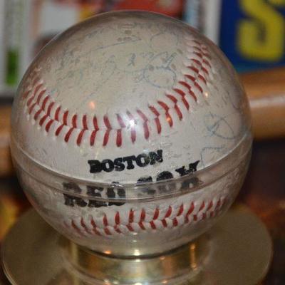 Signed Red Sox Team Ball