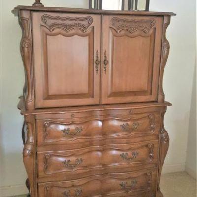 Chest on chest matching KS bedroom set
