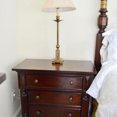 One of a pair of Lane Furniture National Geographic Collection nightstands