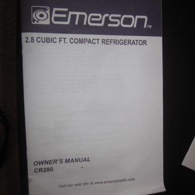 Emerson Compact Refrigerator 2.8 Cubic Ft. & Heater 
