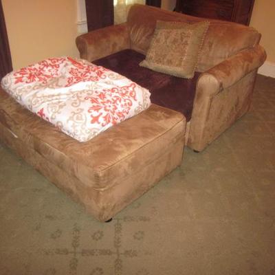 Oversized Comfortable Seating with Ottoman 