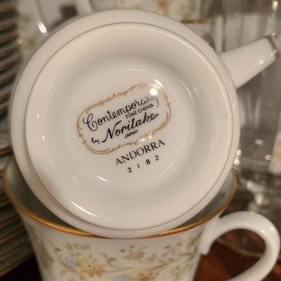 Noritake- Andorra pattern service for 8 $80