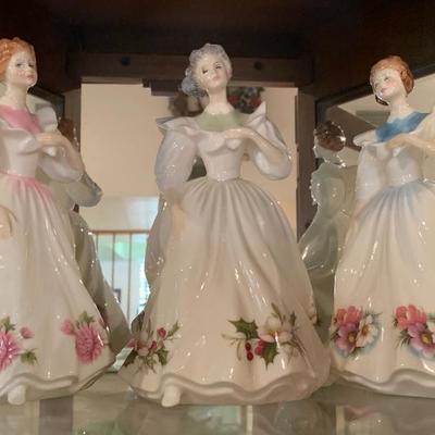 Royal Doulton lot of 3 Figurines of the month $75 